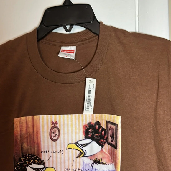 NWT Supreme X ANTIHERO Curbs Tee Brown Size Small - Picture 7 of 8